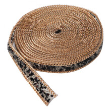 Polyester Hand DIY Crafts Rhinestone Trim, Eye Catching Sparkling Ribbon Roll for Wedding Party Decoration Costume Decorative Home Decorative