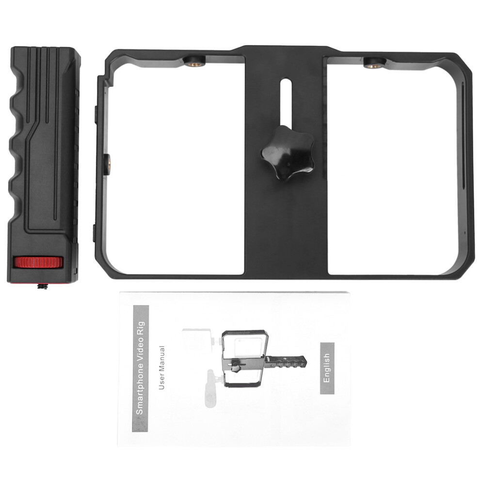 360 Rotation Smartphone Holder Arca Quick Release Plate Port Smartphone Video Rig Phone Video Stabilizer Grip Tripod Mount With Universal Phone 9049227832972