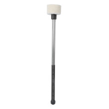 Felt Head Bass Drum Mallet Percussion Mallets Stainless Steel Handle Timpani Sticks Textured Grip Heavy Duty Durable Mallets for Drum Practice