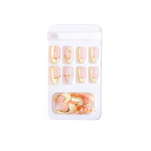 24PCS Clear Acrylic Fake Nail Tips – Coffin/Ballerina Shape, Full Cover, Compatible with All Nail Systems
