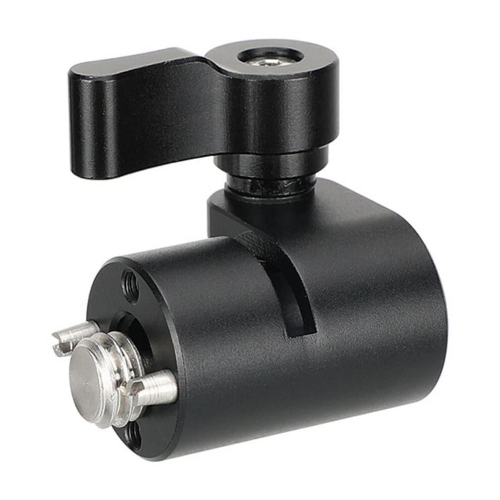 Single 15Mm Rod Clamp Adapter With 3/8Inch 16 Mounting Screws For Dslr Camera Monitors Microphone Accessories 9181073440014