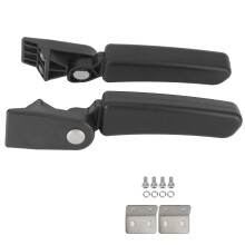 Comfort And Safety Motorcycle Passenger Armrest Universal Fit Folding Rear Box Side Handrail Easy Installation Aluminum Rear Box Compatible Enhanced
