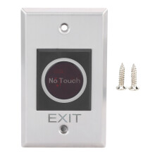 DC12V Infrared No Touch Exit Button Push To Exit Switch With Color Changing LED For Access Control Systems Waterproof Dustproof Long Life Design