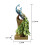 Sculpture abstraite de paon de feu en résine (2 pièces) 4
