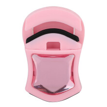 Eyelash Curling Clip With Curved Curl Upward Design Cute Pink Color For Travel And Everyday Use Ergonomic Structure For Comfortable Handling And