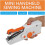 Macchina da cucire portatile arancione mini1 pz 3