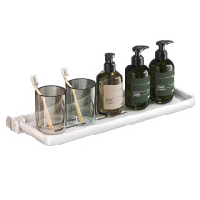 Estante plegable para baño, cocina y caravanas