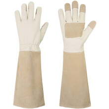Rose Pruning Gloves for Men & Women, Long Thorn Proof Gardening Gloves, Breathable Pigskin Leather Gauntlet, Best Garden Gifts & Tools for Gardener