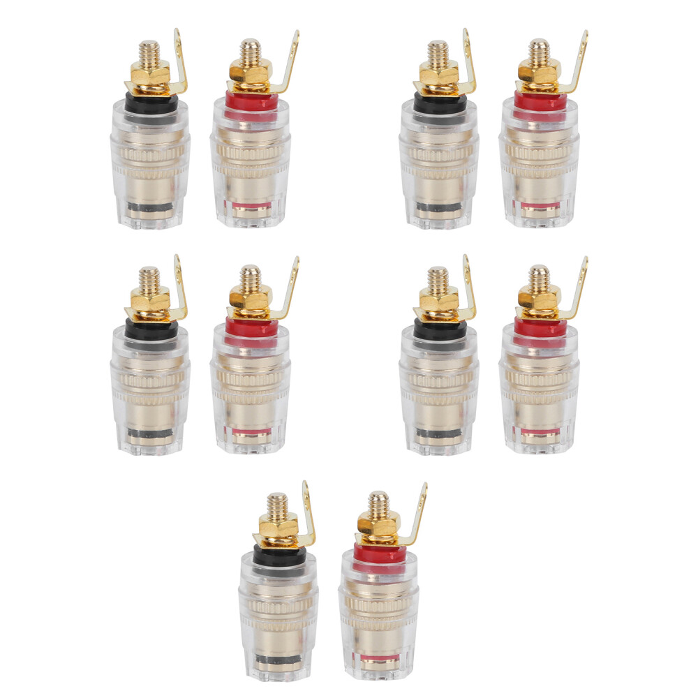 Insulation Resistance Corrosion Resistance Binding Post Banana Plug Socket Amplifier Speaker Terminal Magnetic Wave Interference Shielding 9049227834983