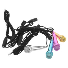 4-Pack Small Wired Microphones for Phone, Portable Mics Ideal for Streaming, Interviews, and Singing