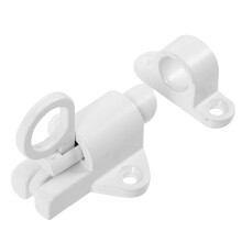 Minkissy Durable White Aluminium Alloy Door Bolt Latch Heavy Duty Sliding Lock for Wood and Antique Doors