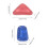 Flatback Glass Pieces Assorted Colors 100 pcs 2