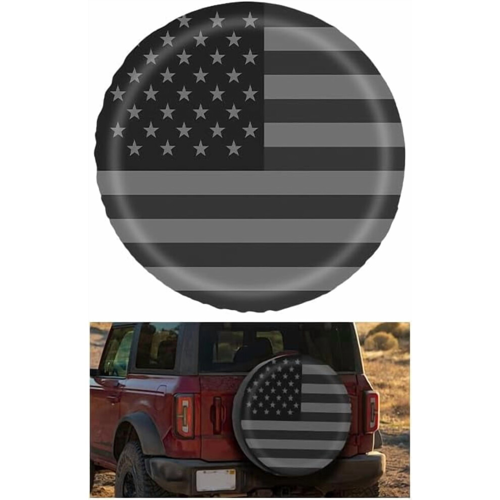 Car Spare Tire Cover 15 Inch Dustproof Waterproof Universal 9418476984341