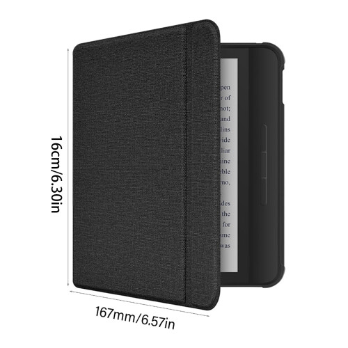 Capa protetora para leitor de e-books Libra Color 2024 de 7 polegadas, em tecido, com alças de mão e função de ativação/desativação 2