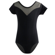 Gymnastics Leotards for Girls Toddler Ballet Dance Leotard Gymnastics Black 5-6 Years
