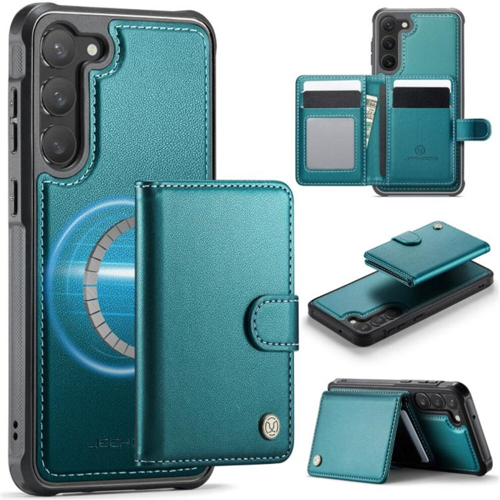 Jeehood Case For Samsung Galaxy S23+ 5G: Rfid-Blocking, Magsafe-Compatible Detachable 2-In-1 Wallet With Snap Card Holder, Pu Leather, Kickstand, 9193271824442
