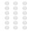 Plastic Regular Mouth Jar Lids Food Grade White18Pack 2