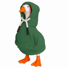 7 Inch Desk Goose Outfits Mini Porch Goose Hoodies Tabletop Goose Accessory Costume Magnetic Goose Statue Key Holder Clothes for Table Decor