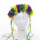 Tiara de Carnaval para mulheres com fita e flores. 2
