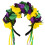 Tiara de Carnaval para mulheres com fita e flores. 4