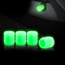 Car Wheel Reflective Stickers Luminous Caps Fluorescent Motorcycle Wheel Styling Tyre Hub Universal Accessories Green