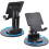 360 Rotating Desk Phone Holder – Foldable, Adjustable Angle/Height Stand for iPhone, Switch, Tablets 4.6–12.9", Black; compatible with iPhone, 1