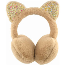 Winter Earmuffs for Kids Girl Warm Ear Muffs Baby Boy Plush Padded Ear Warmer(Unfoldable Style)