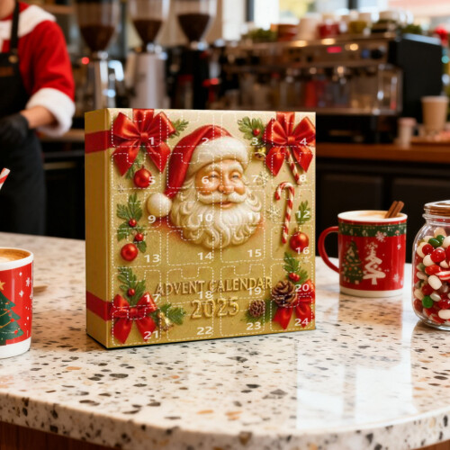 Calendrier de l'Avent de Noël en acrylique - 24 décorations 1