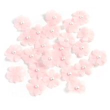 Set of 30 Sewing Flower Applique for Craft Fabric Flower Sewing Accessories for Home Decoration Clothing Wedding Dress