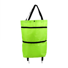 2026 New Portable Folding Tool Bag Backpack with Wheels, Reusable Grocery Cart Tote – Compatible with Shopping Trolleys