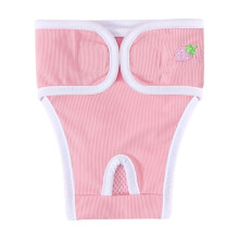 Washable Reusable Female Dog Diapers – Small/Medium/Large, Pink (S), Compatible with Small Breeds