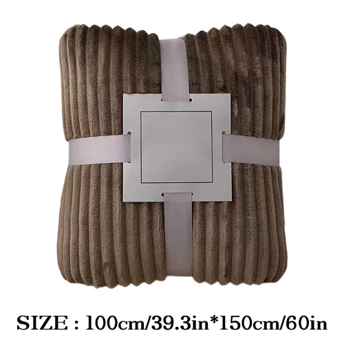 Flannel tæppe blødt og varmt til seng, sofa, udendørs 2