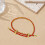 Verstelbare stalen armband met achtsluiting 4