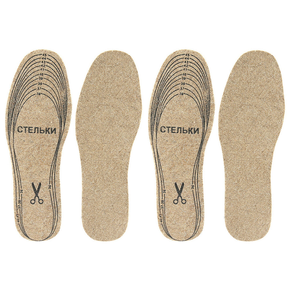 Wool Insoles for Foot Pain Relief â Warm, Shock-Absorbing Shoe Inserts, 1/2/3/5 Pairs, Compatible with Most Shoes