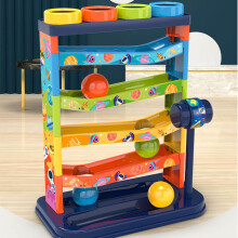 Stáisiún Foghlama Punt Oefntac Kid Toys le Casúr, Bréagán Il-Rian chun Liathróid a Thitim do Leanaí Óga – Scileanna Mótair & Comhordú –