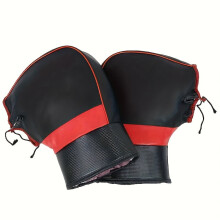 Winter Motorcycle Handlebar Gloves | Windproof, warm, and thickened design with reflective strips; suitable for electric bicycles.
