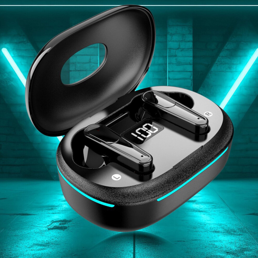 Bluetooth 5.4 Wireless Earbuds With Wireless Charging Case Stereo Headphones In Ear Ipx7 Waterproof Button Control True Wireless Earphones Black 9152228520059