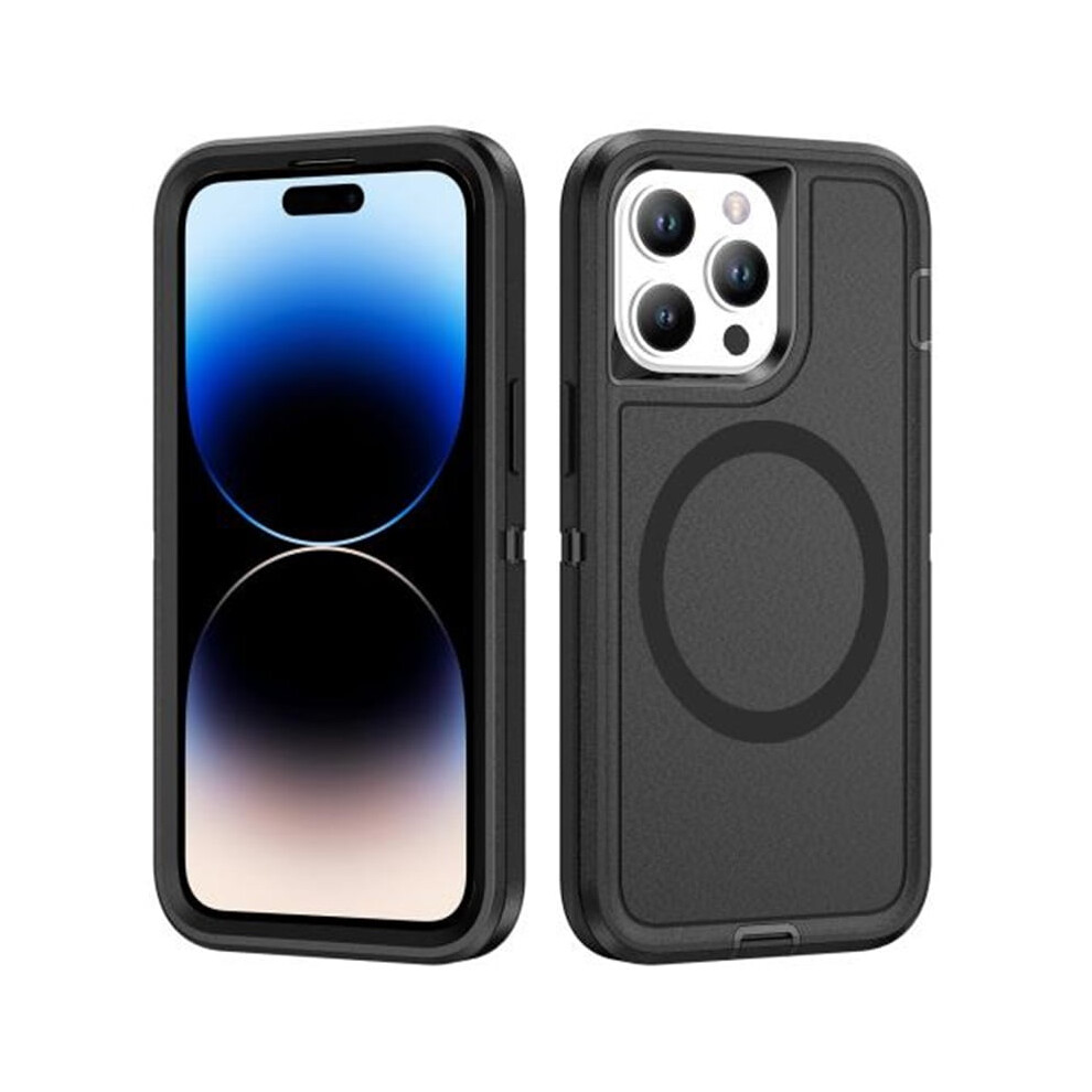 Iphone 14 Pro Rugged Waterproof Magsafe Phone Case Black 9165521140473