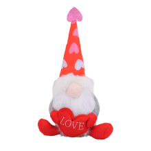 Valentinsdagsgaver Gnome-dukke