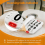 Fasttelefon med store knapper for eldre med visuell eller 7