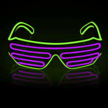 led light up glasses party,led glasses for adults party, Luminous Glasses For Parties, EL Glasses Costumes for Party