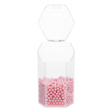 Pot hexagonal de rangement pour pinceaux de maquillage 9,6 x 9,6 x 21 cm