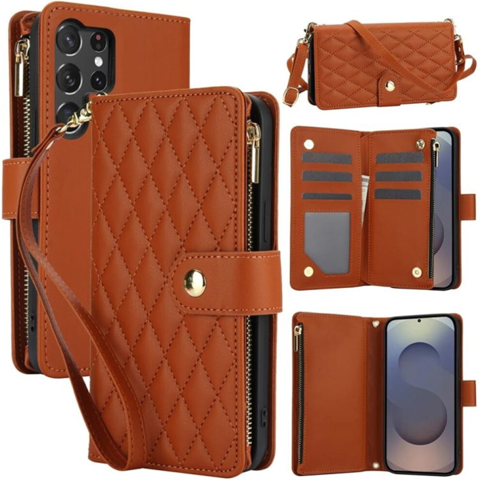 Rfid-Blocking Flip Wallet Case For Samsung Galaxy S23 Ultra 9165521142361