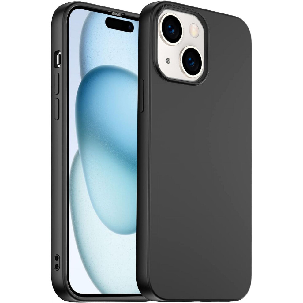 Iphone 15 Case Â Ultra Slim Shockproof Silicone Case With Soft Microfiber Lining & Enhanced Camera Protection, Black 9152228523883