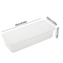 3-Grid Ginger & Garlic Storage Box for Fridge – Removable, Fresh-Keeping, White, Gifts for Sisters, Compatible with Home & Kitchen