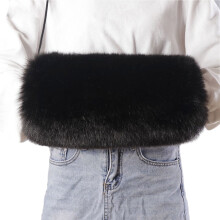 Winter Warm Plush Hand Muff for Adult Women Faux Furs Cuff and Hand Muffs for Outdoor Activity Female Sport Accessories