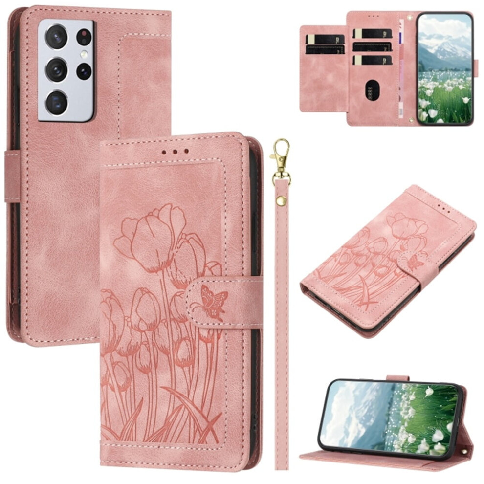 Leather Flip Wallet Case For Samsung Galaxy S21 Ultra 5G 9180435680778