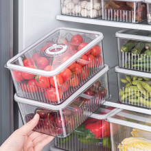 Grandi contenitori impilabili con coperchio – Contenitori in plastica trasparente per dispensa, cucina, lavanderia, patate, cipolle, frutta e
