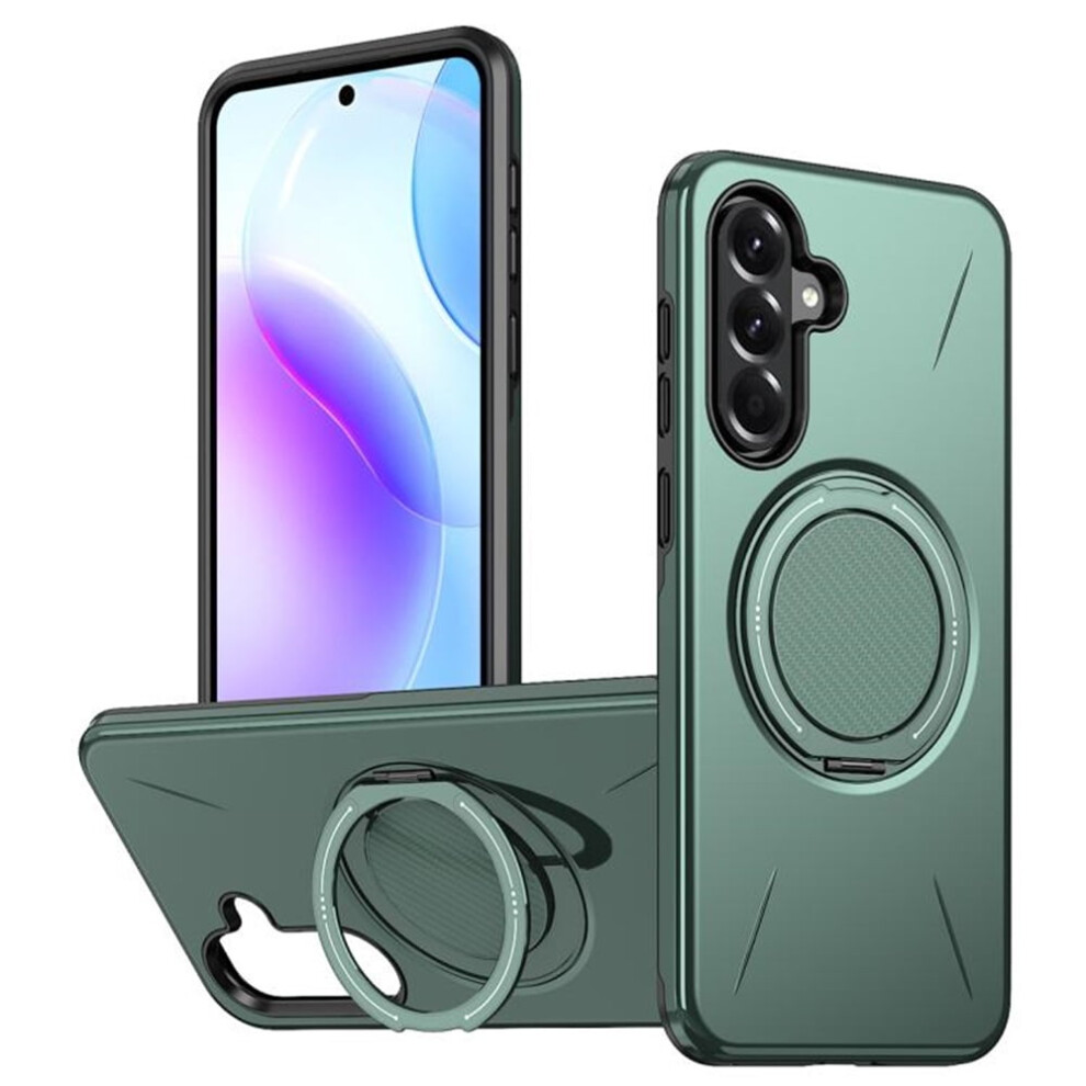 Ultra Slim Hybrid Tpu+Pc Case For Samsung Galaxy A56 5G: Magsafe Compatible, Military Shockproof, Green 9152228522664