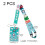 Porte-badge d'identification de dentiste avec cordon détachable (2 pièces) 3